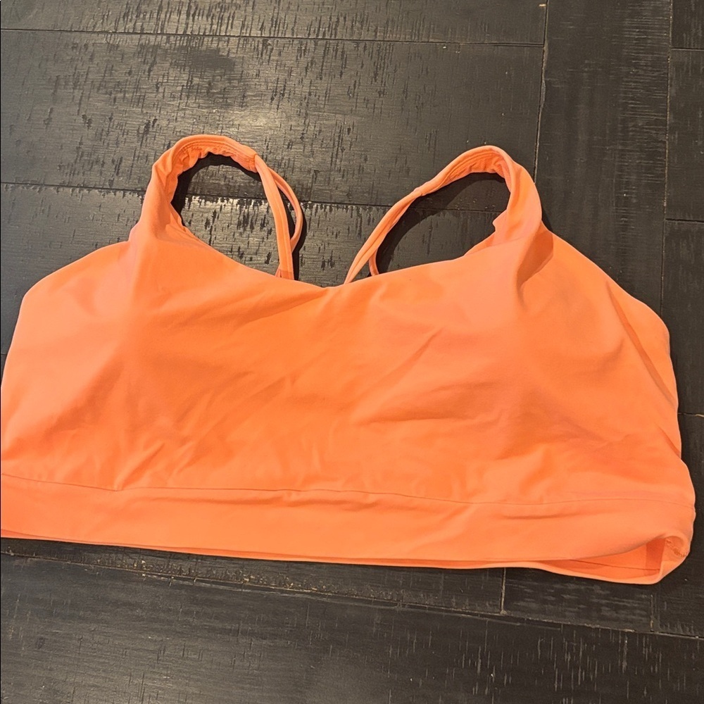 Athleta Orange Strappy Athletic Sports Bra Size 3X